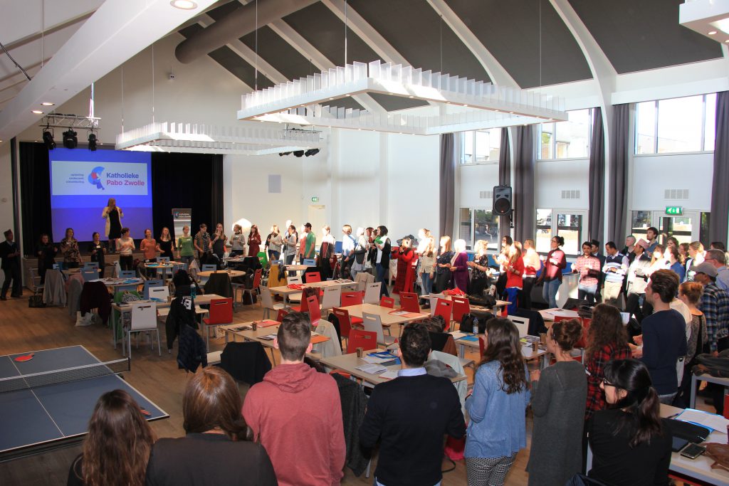 Teachers from Nepal and abroad learning together at a teacher conference